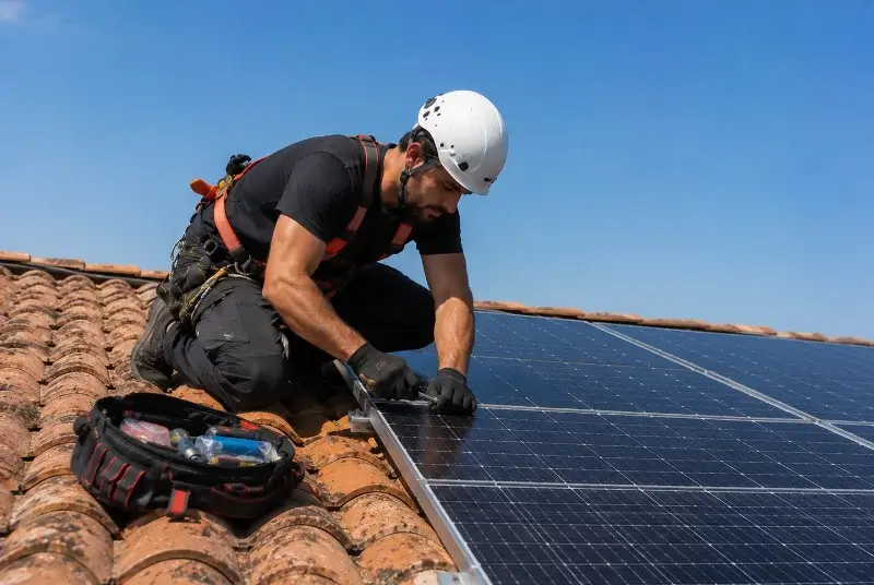 Maintenance et monitoring de panneaux solaires à Cappelle-la-Grande