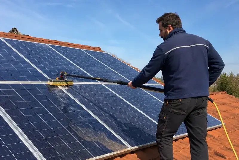 Nettoyage et entretien de panneaux solaires à Cappelle-la-Grande